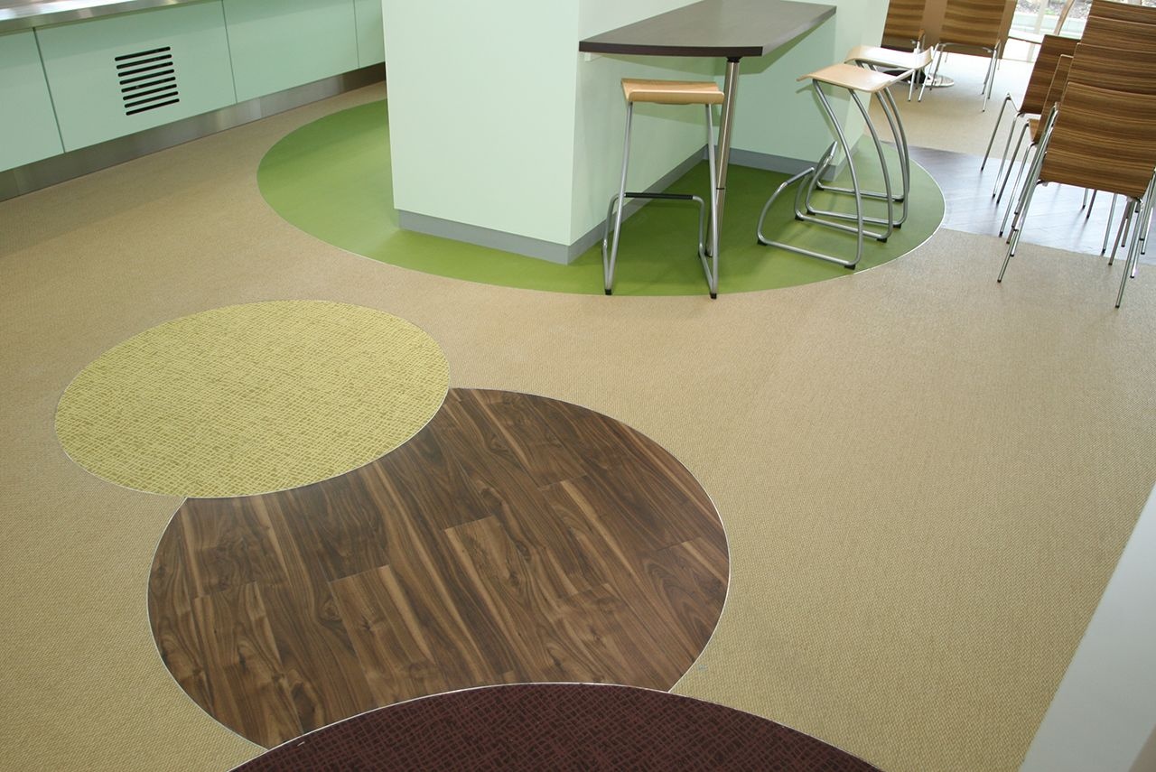 A custom floor design.