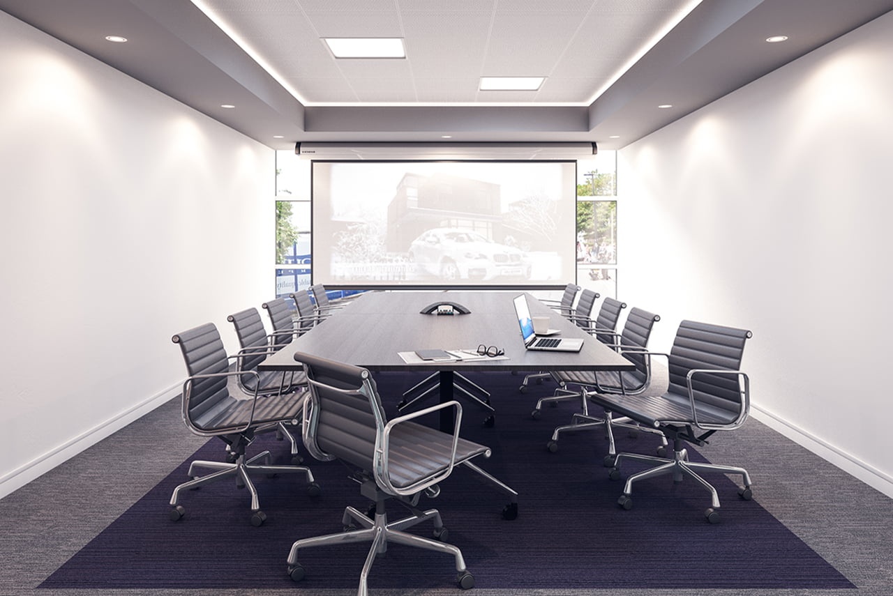 CGI state-of-the-art, modern boardroom